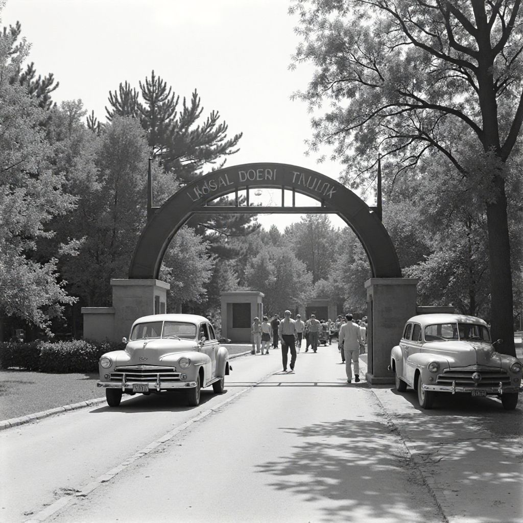 Historic photo of Wild Wonders Zoo in 1965